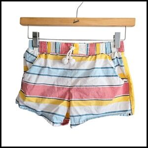 Lucky Brand Striped‎ Shorts Elastic Waist Casual Summer Kids Size L